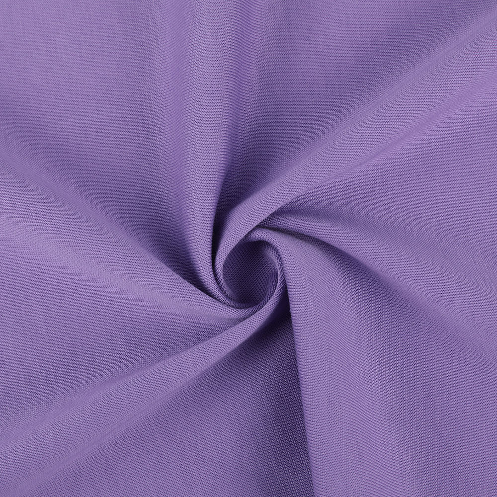 Soft Skin-friendly Liquid Ammonia Sweat Cotton LA Jersey Fabric