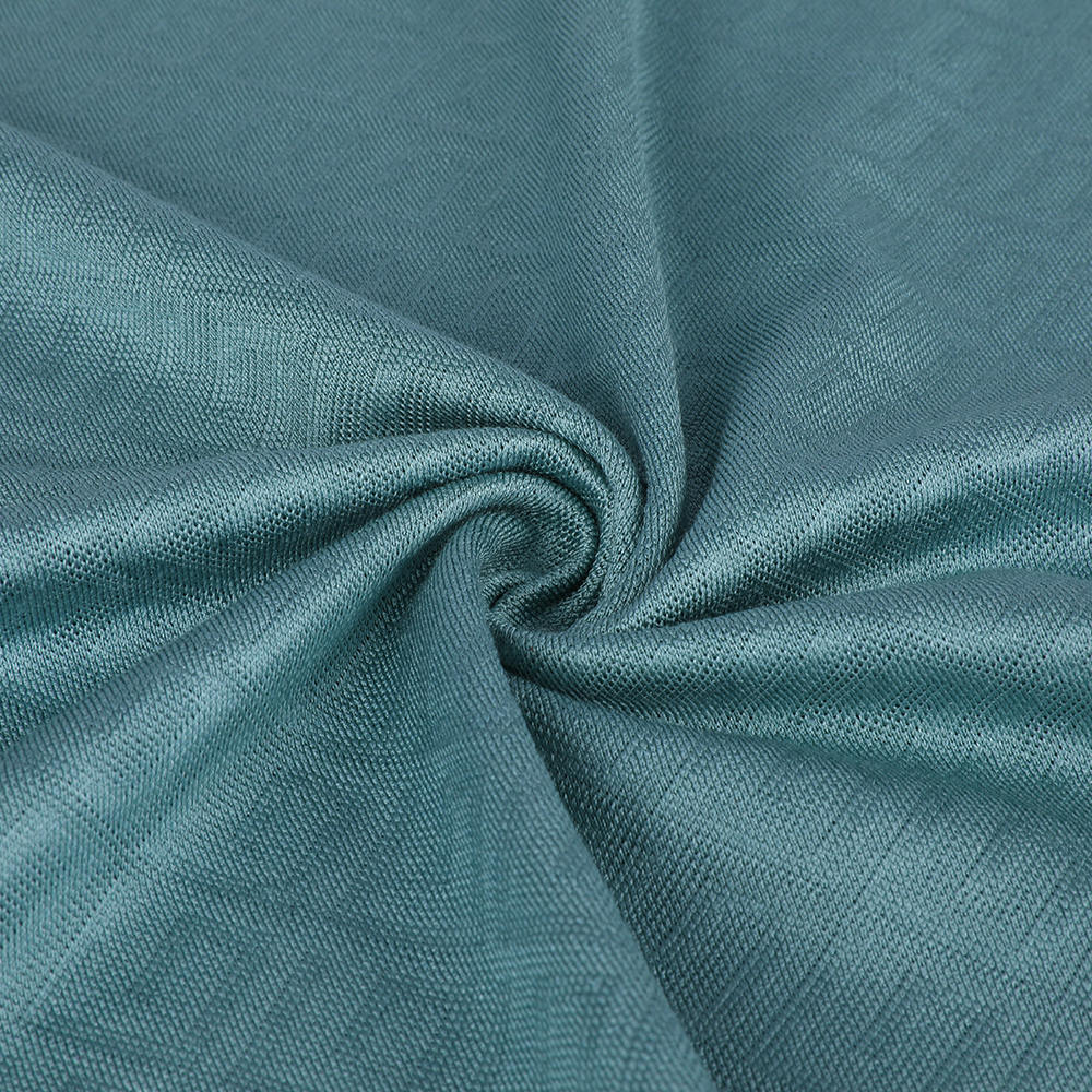 Comfortable Breathable Single-sided Jacquard Eco-friendly Silk Fabric for Business Clothing