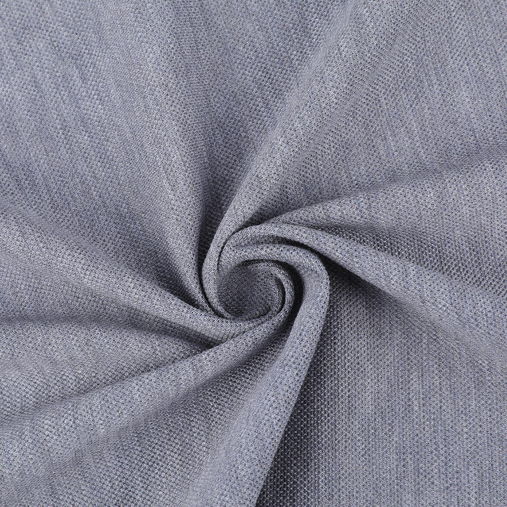 Pique Pique Comfortable and Breathable Luxury Silk Eco-friendly 10/90 Spun Silk Sea Cotton Fabric