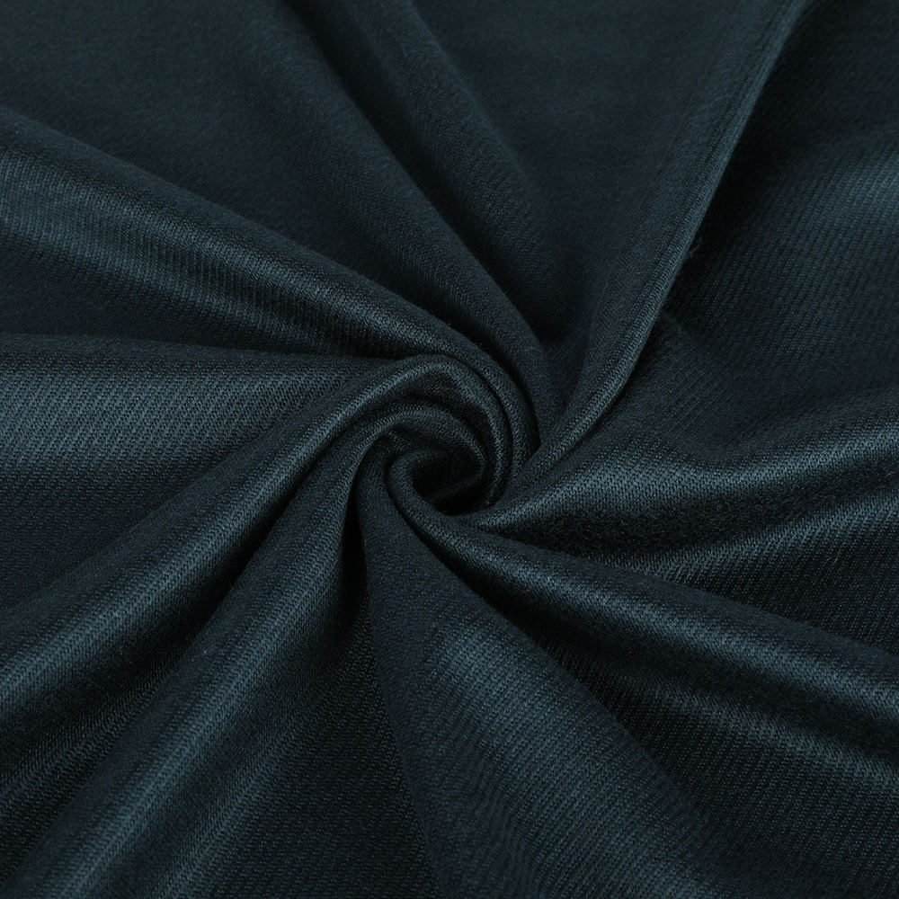 Skin-friendly Double Jacquard Wool Spun Silk Cashmere Fabric