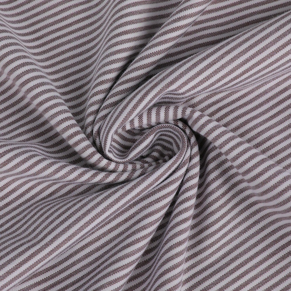 Wool Soft Skin-friendly Striped Shirt Fabric